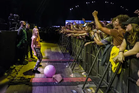 Iggy Pop op Lowlands 2017