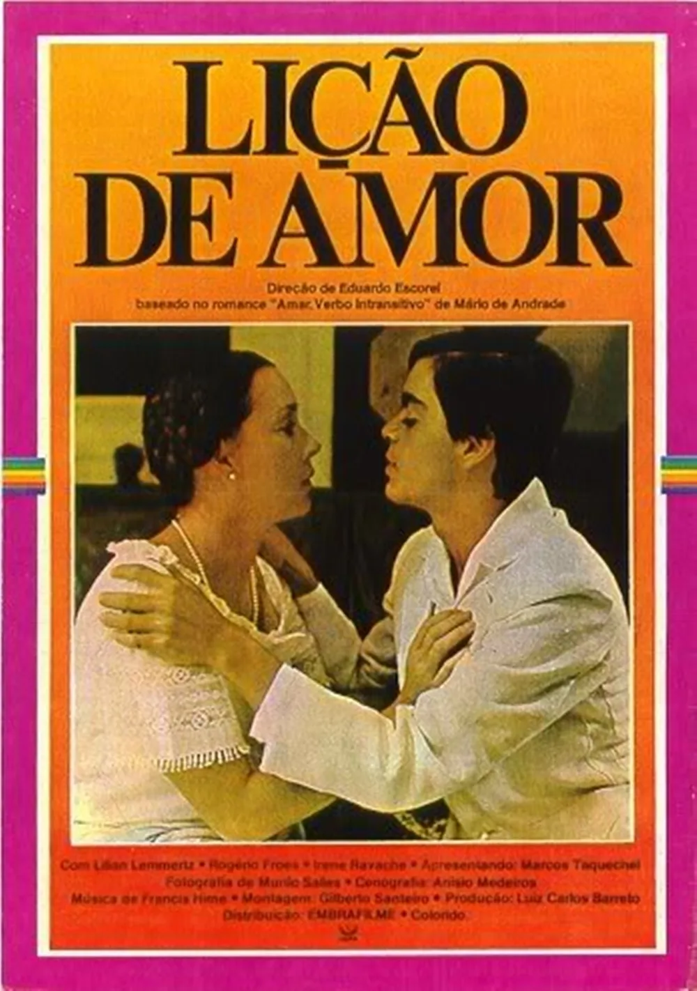 Liçao de amor poster