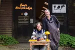 Boer Bert en Bibi staan voor de deur