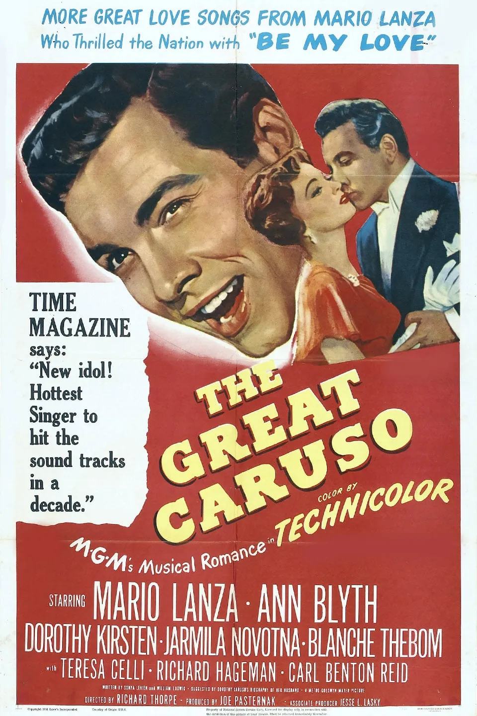 The Great Caruso poster