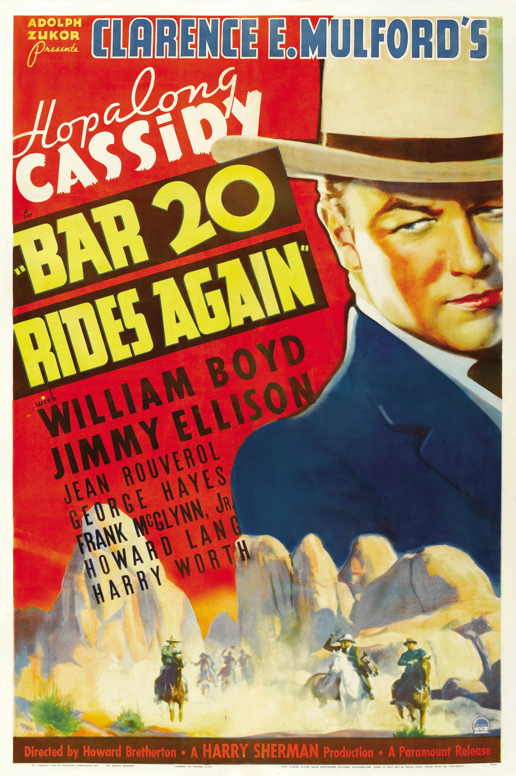 Bar 20 Rides Again poster