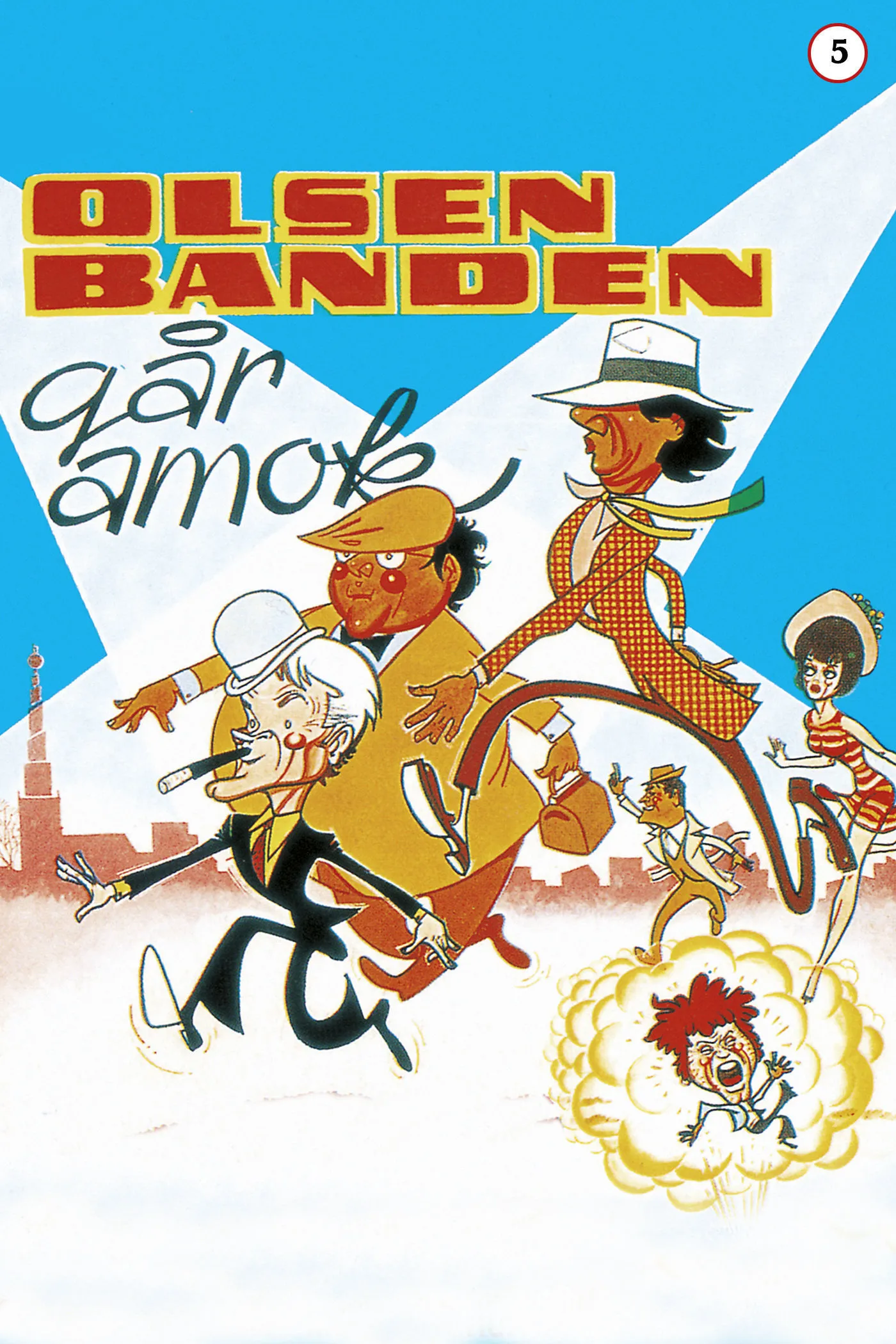 Olsen-Banden gȧr amok poster