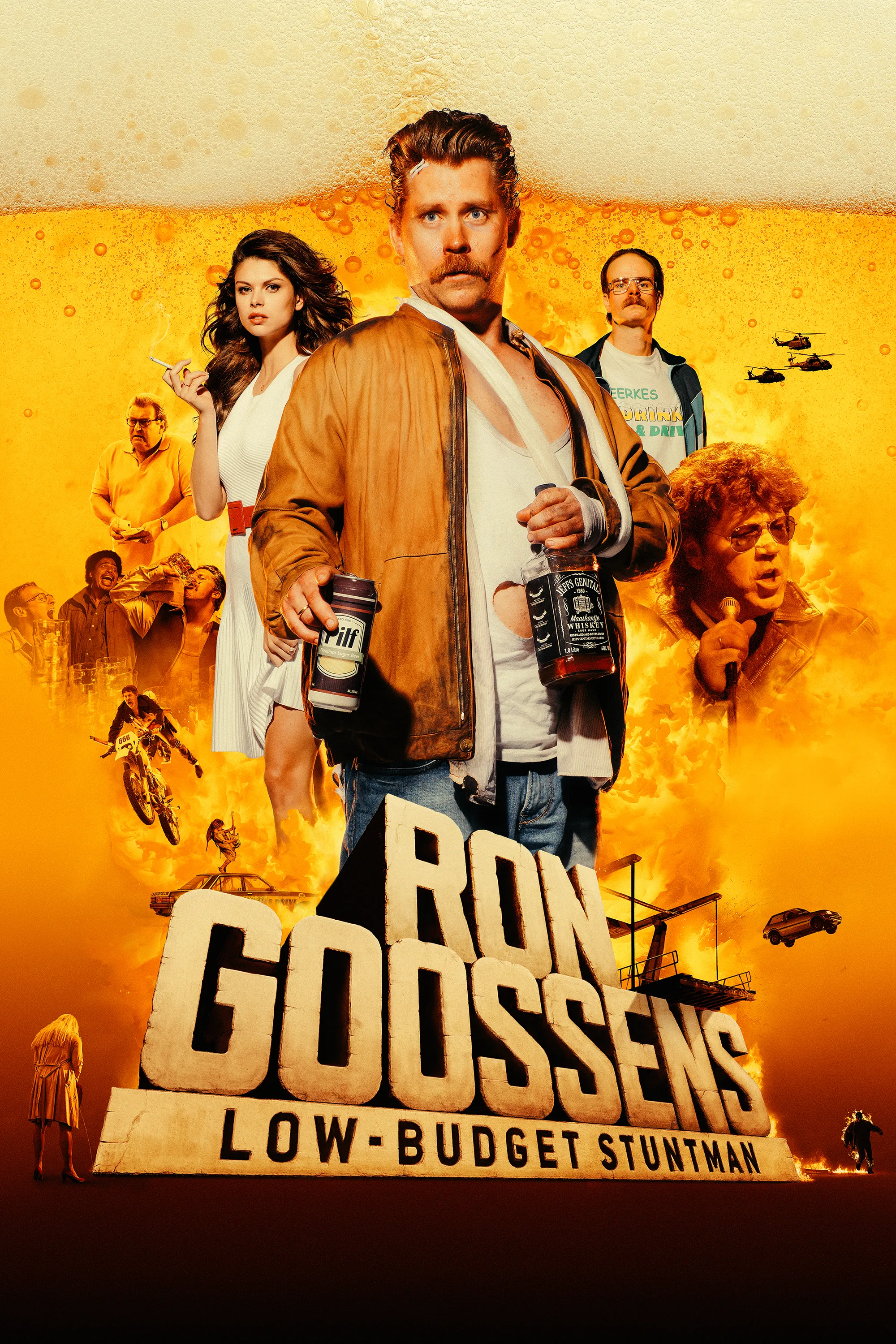 Ron Goossens, low-budget stuntman poster