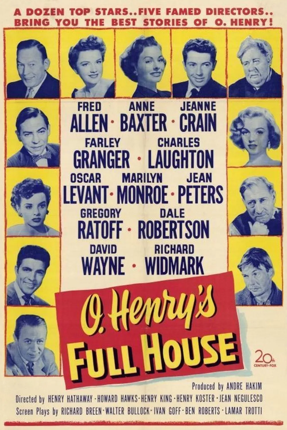 O'Henry's Full House poster