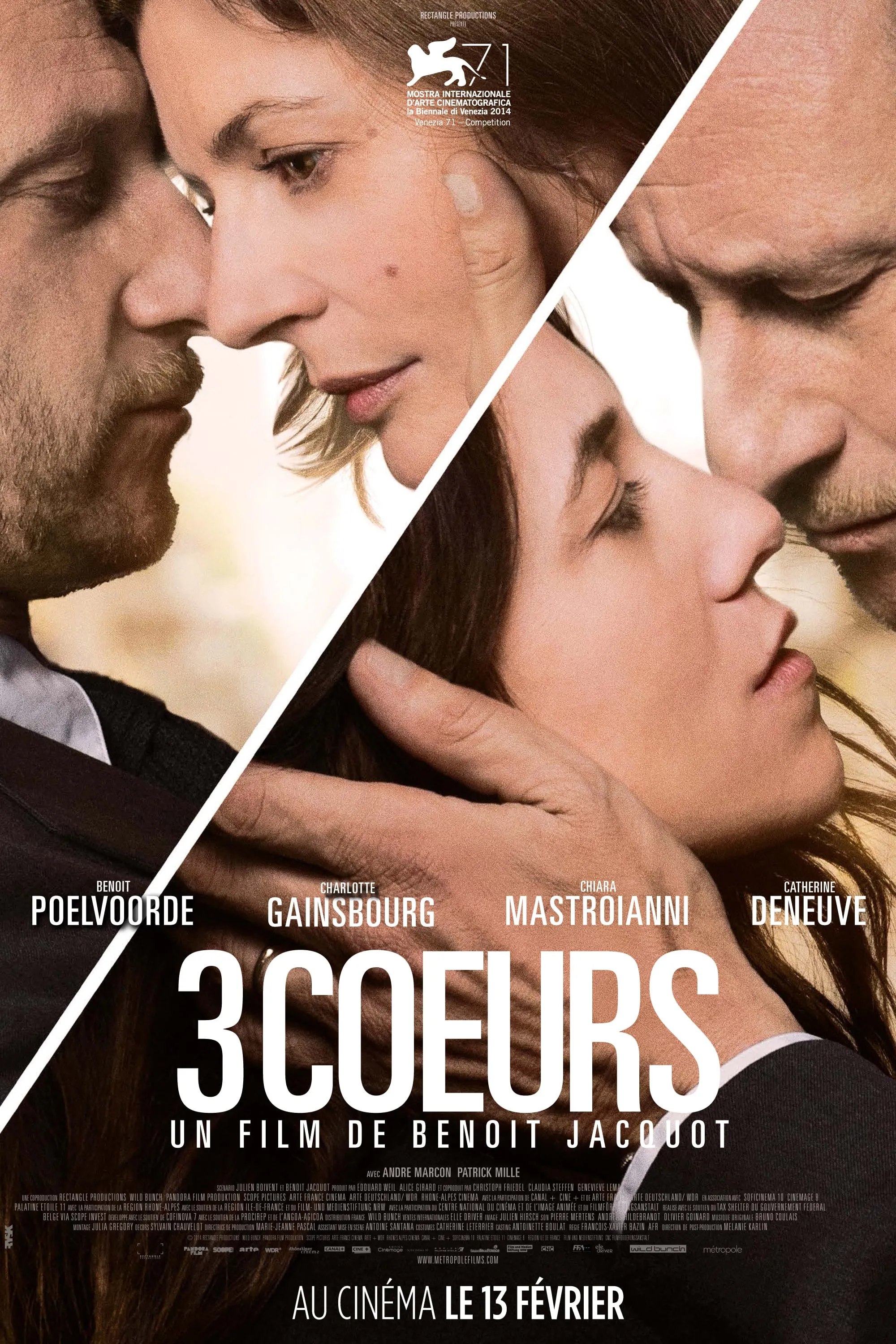 3 coeurs poster