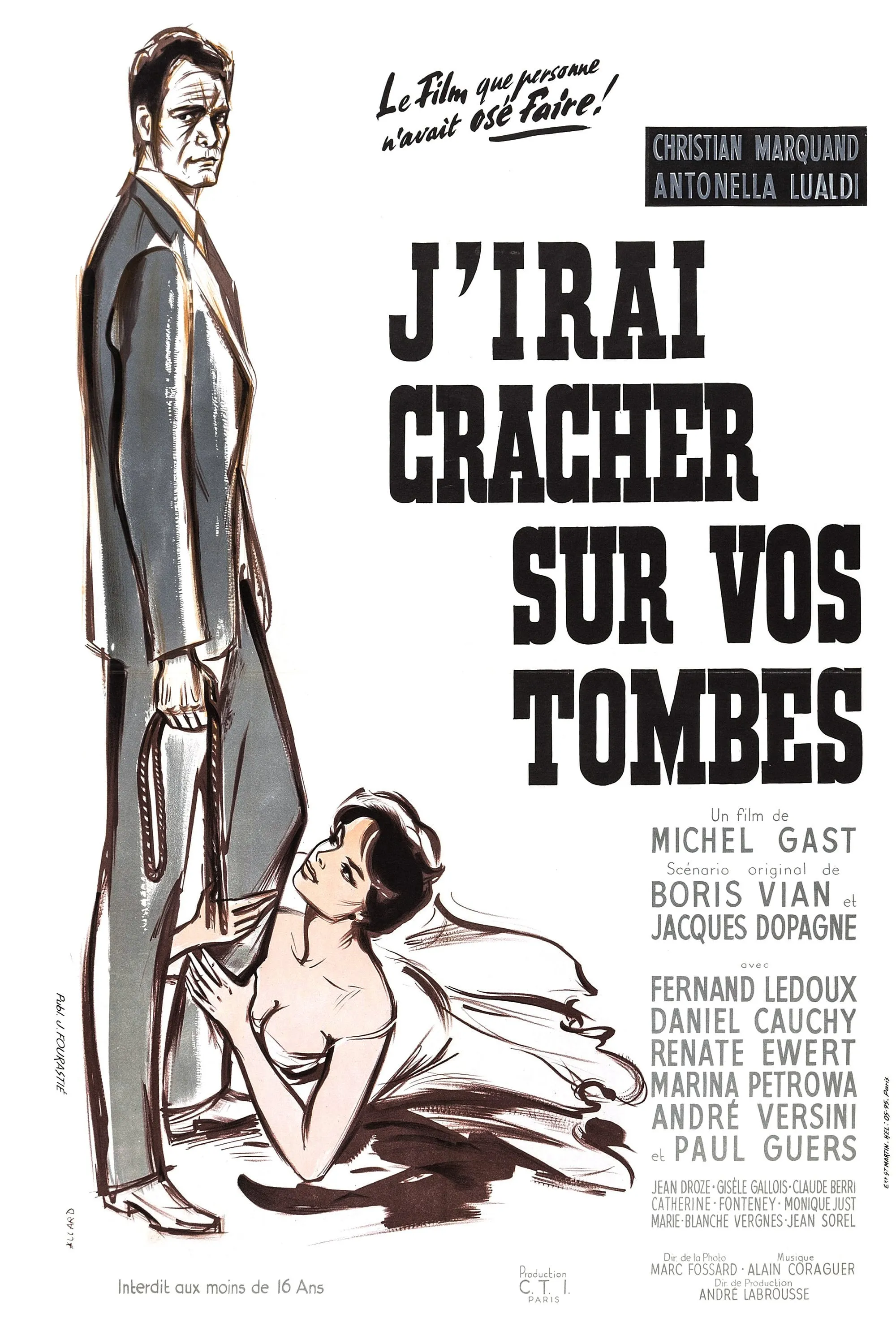 J'irai cracher sur vos tombes poster
