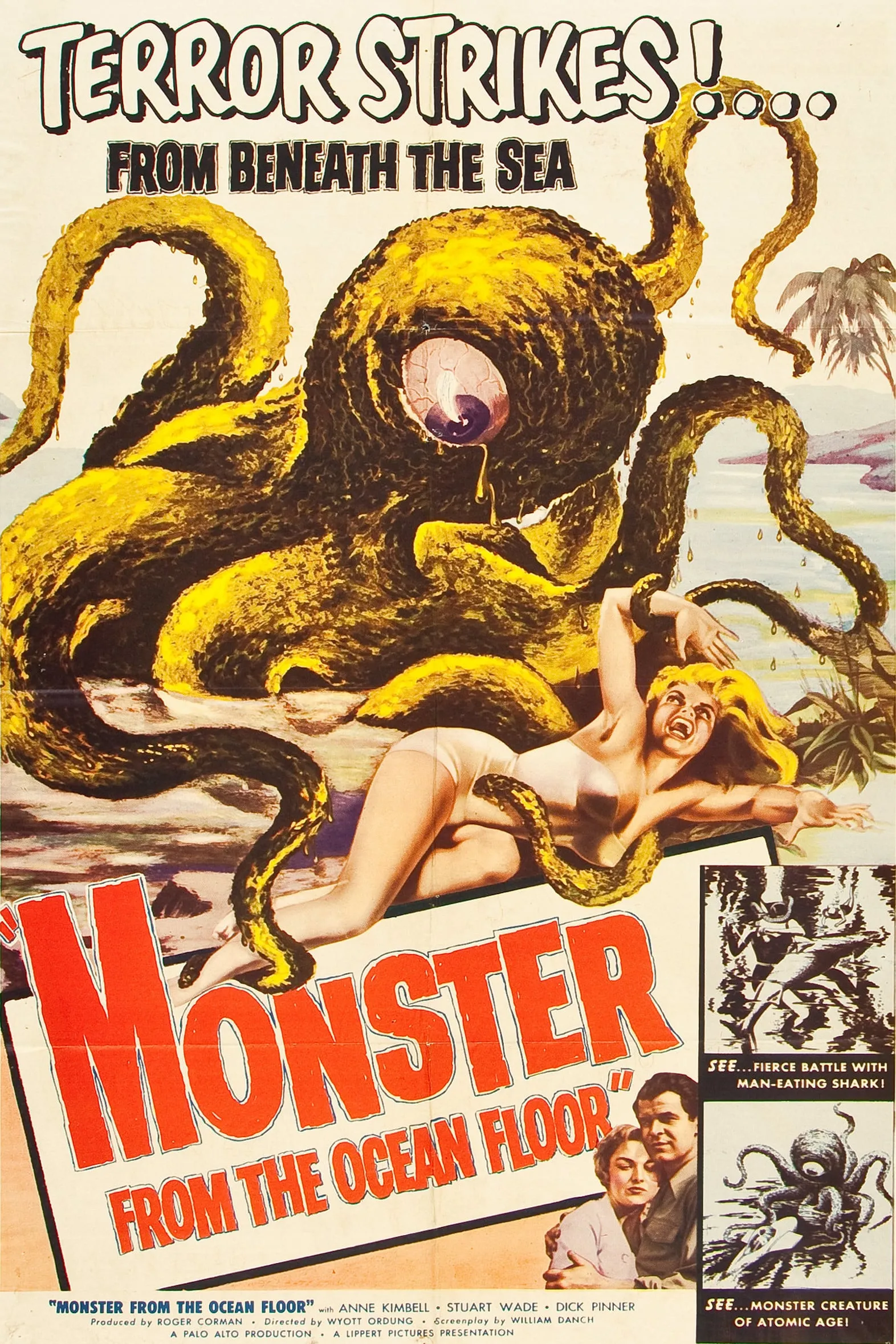 The Monster From the Ocean Floor poster