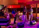 De band Integration speelt live in Studio Moskou
