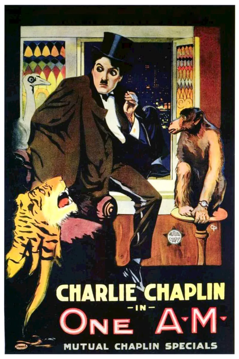 Charles Chaplin : One AM poster