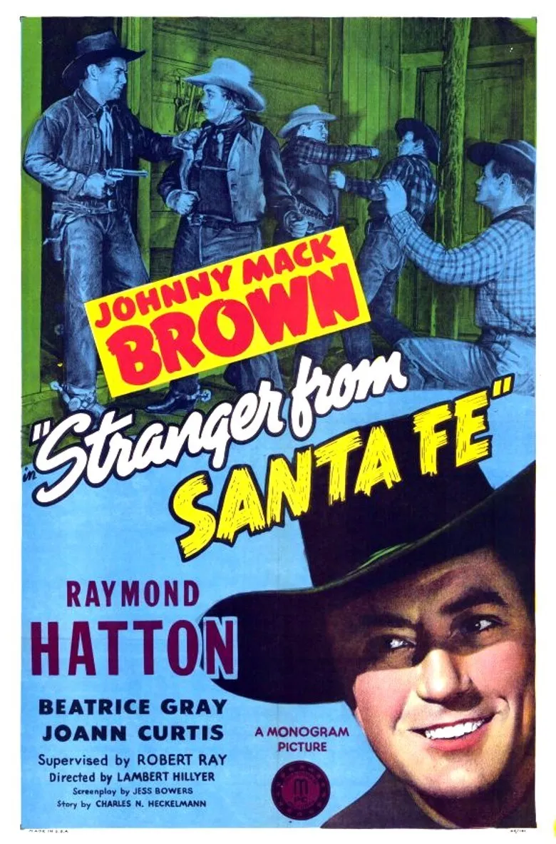 Stranger from Santa Fe poster