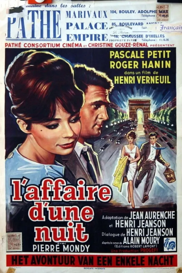 L'affaire d'une nuit poster