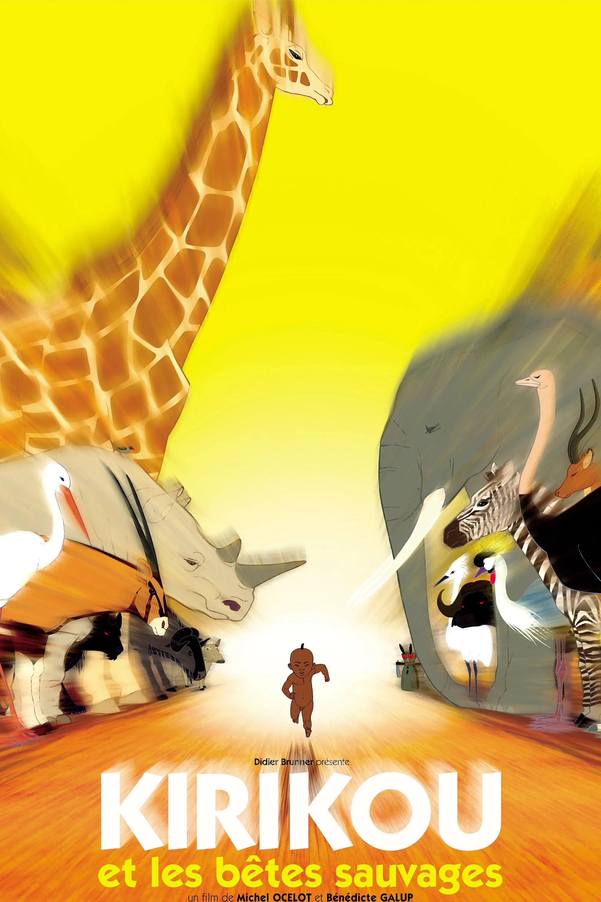 Kirikou en de wilde dieren poster