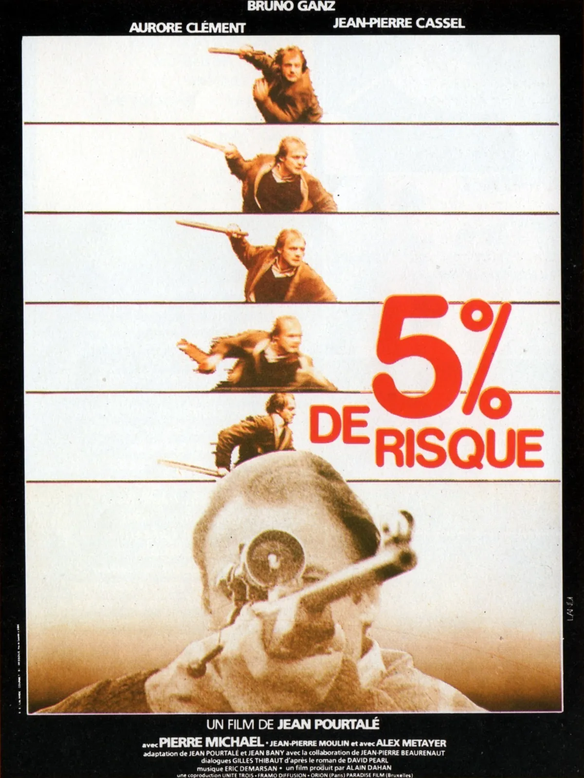 Cinq % de risque poster