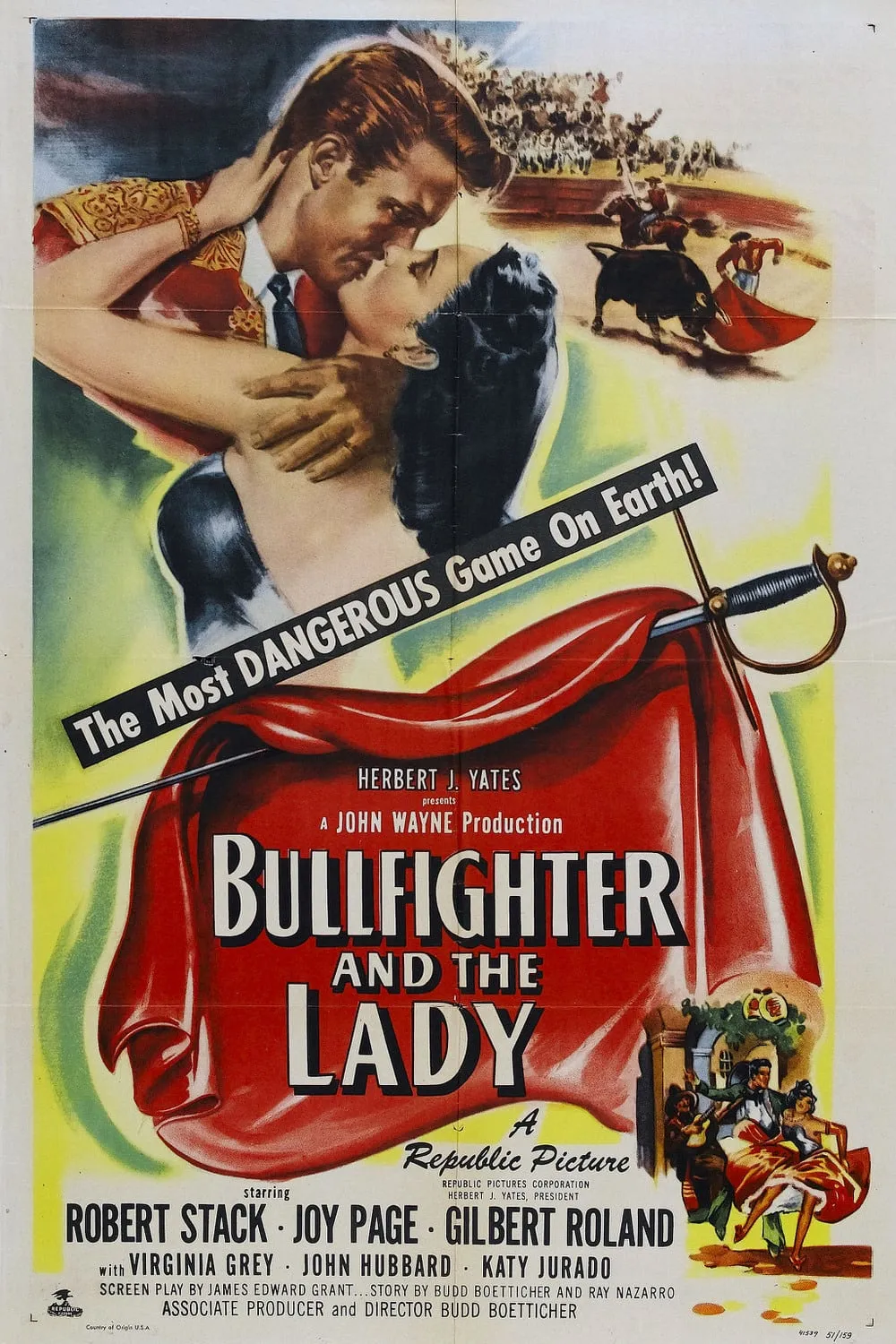 The Bullfighter and the Lady poster