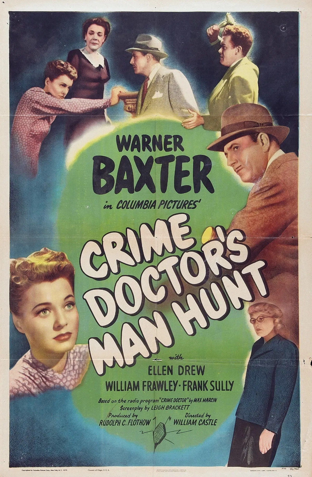 Crime Doctor's Man Hunt poster