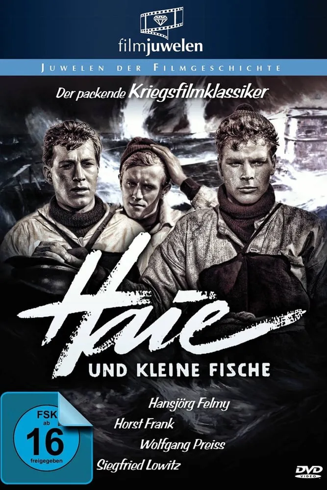 Haie und kleine Fische poster