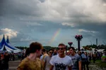 Regenboog op Lowlands 2017