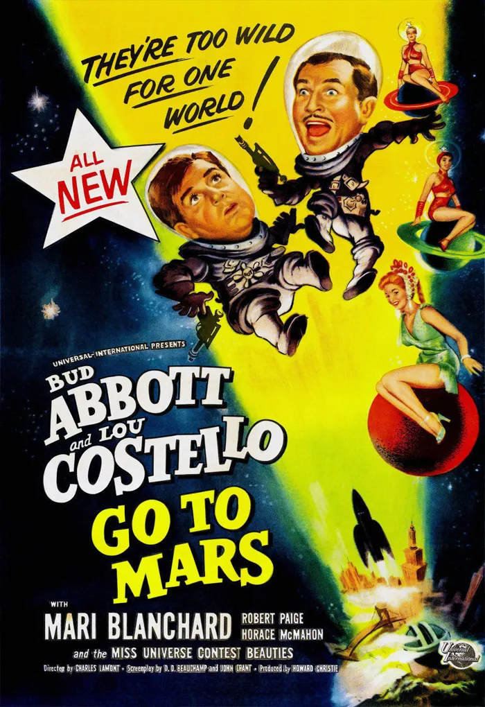 Abbott and Costello Go to Mars poster