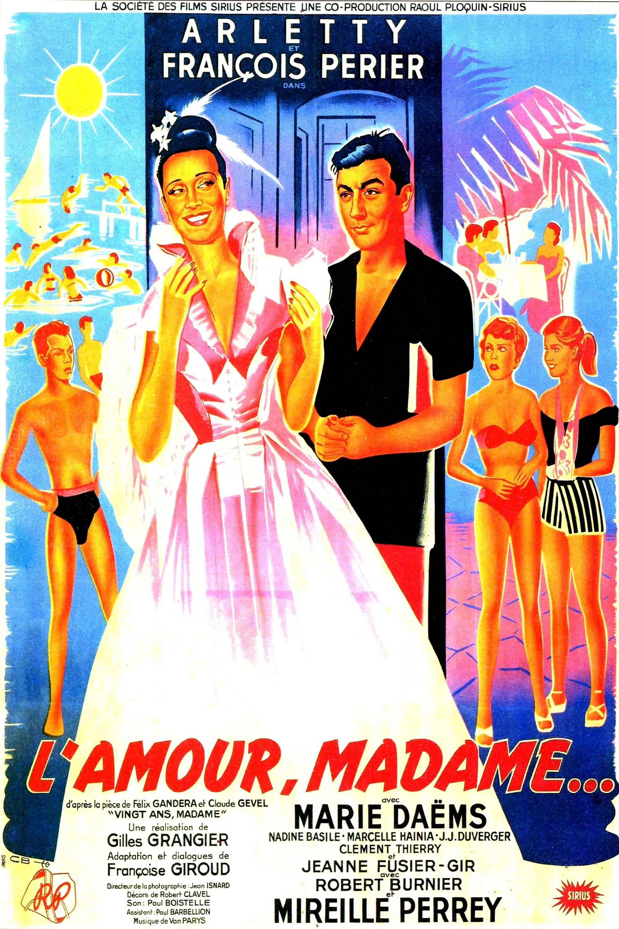 L' Amour, madame poster