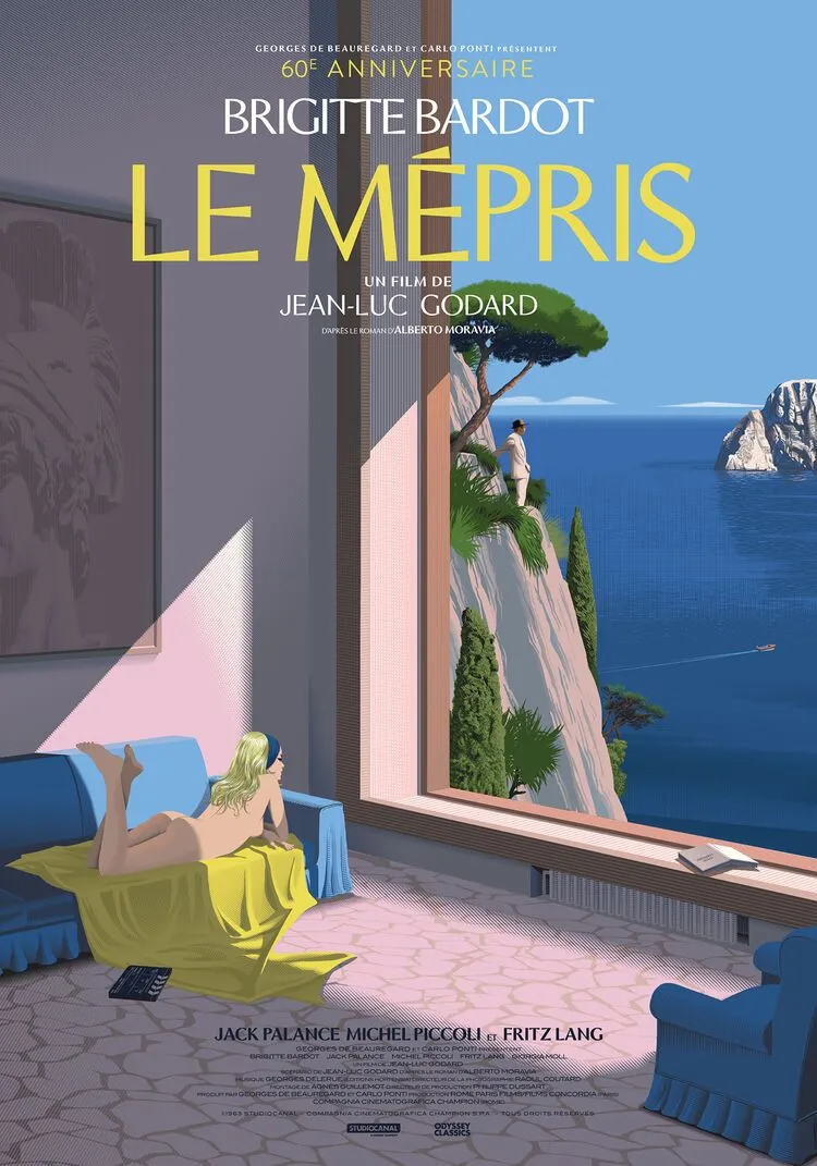 Le mépris poster