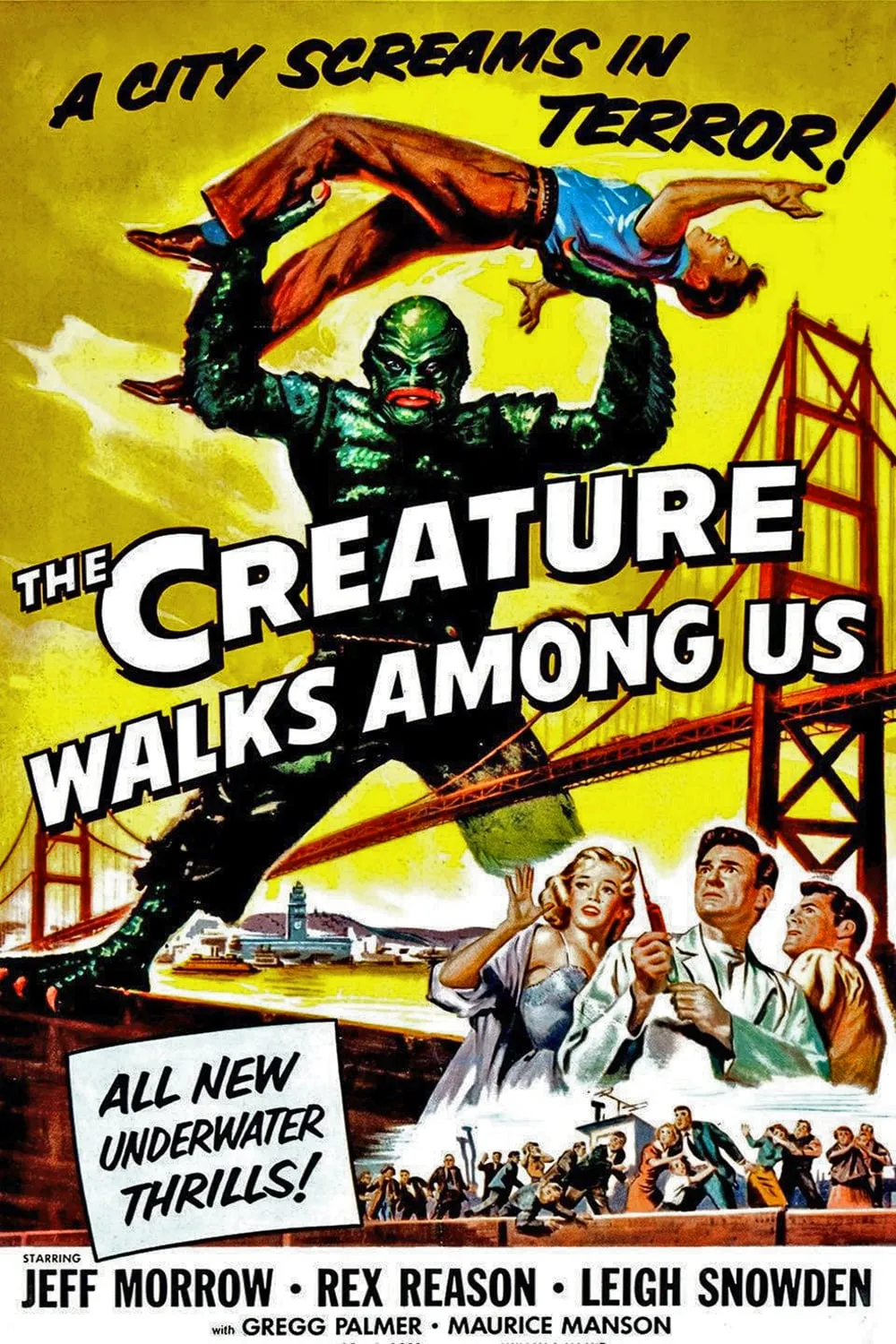 The Creature Walks Among Us poster