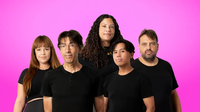 Dwiky, Jacob, Dirk Jan, Anita en Britt.