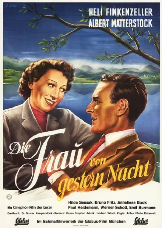 Die Frau von gestern Nacht poster