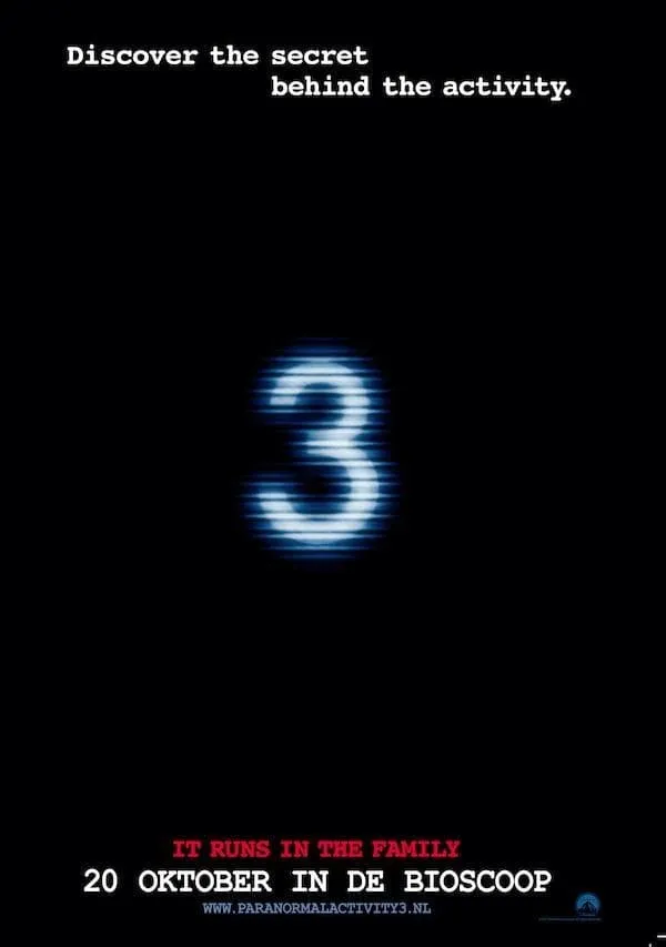 Paranormal Activity 3 poster