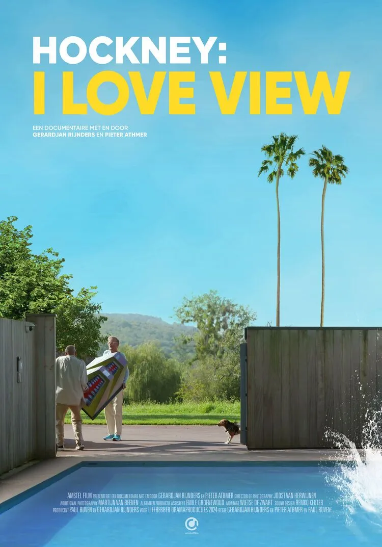 Hockney, I love View poster