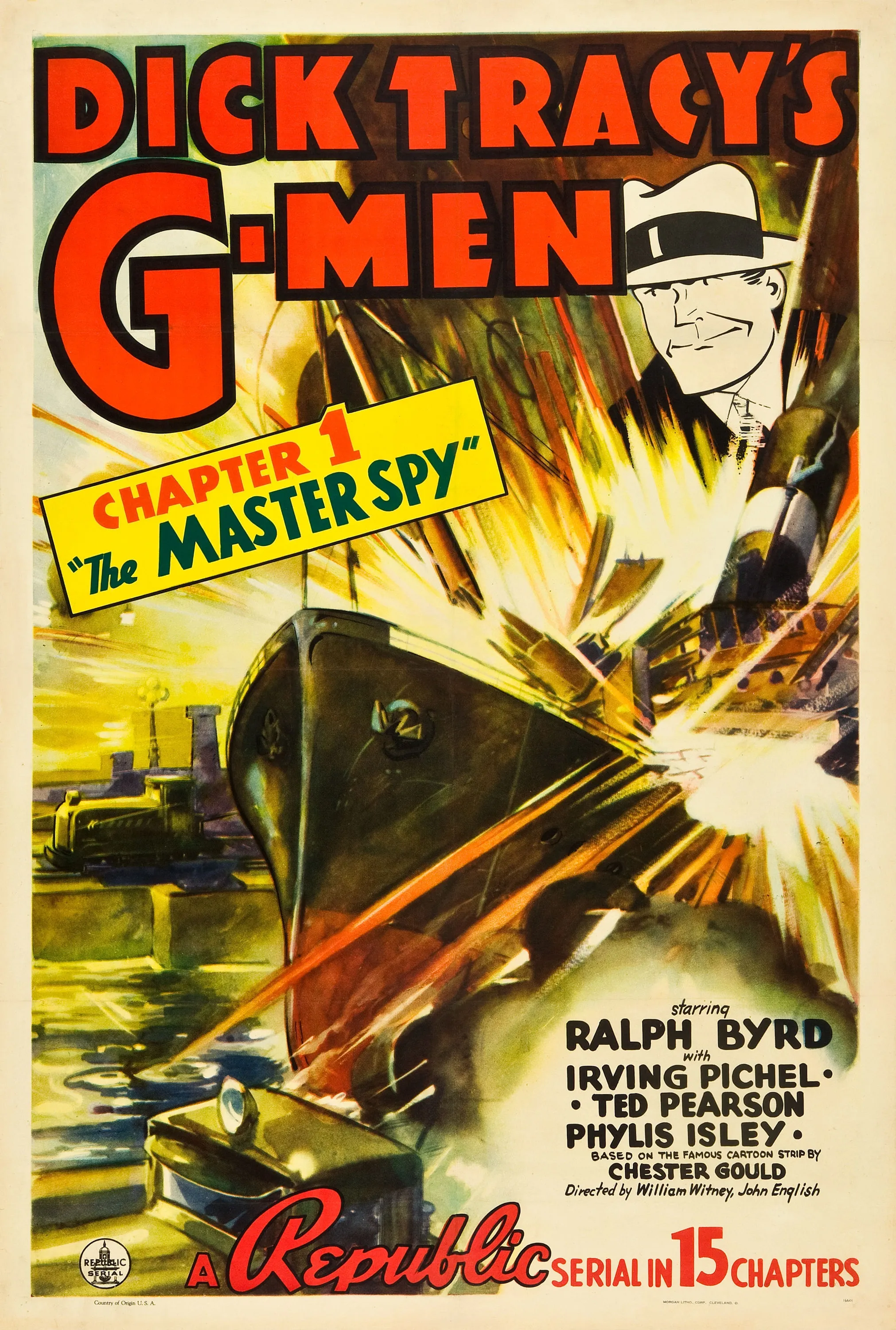 Dick Tracy's G-Men poster