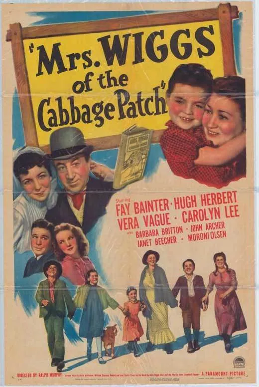 Mrs. Wiggs of the Cabbage Patch poster