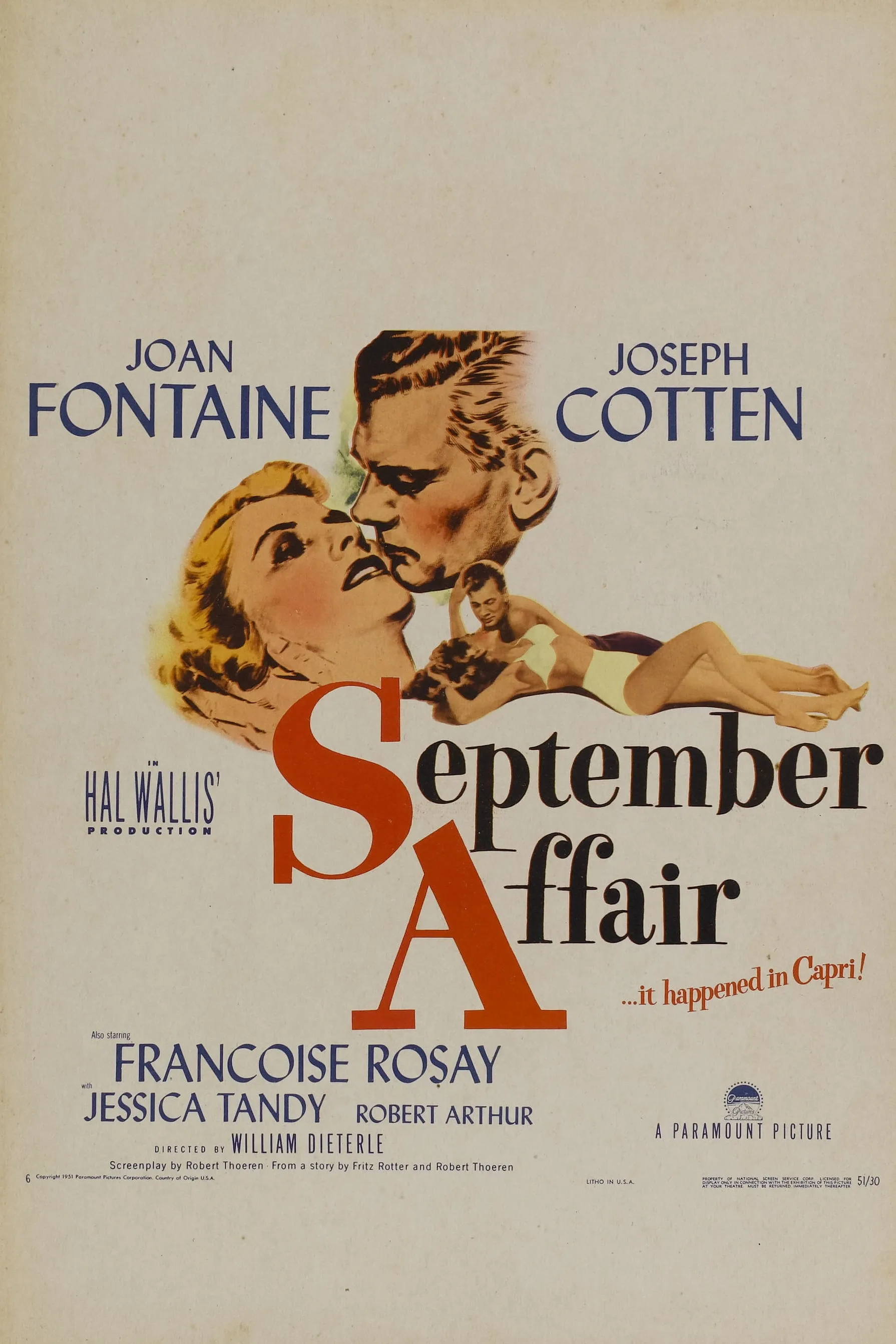 September Affair poster