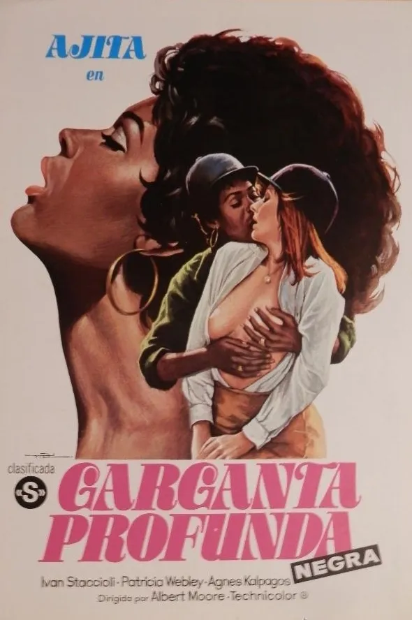 Gola profonda nera poster