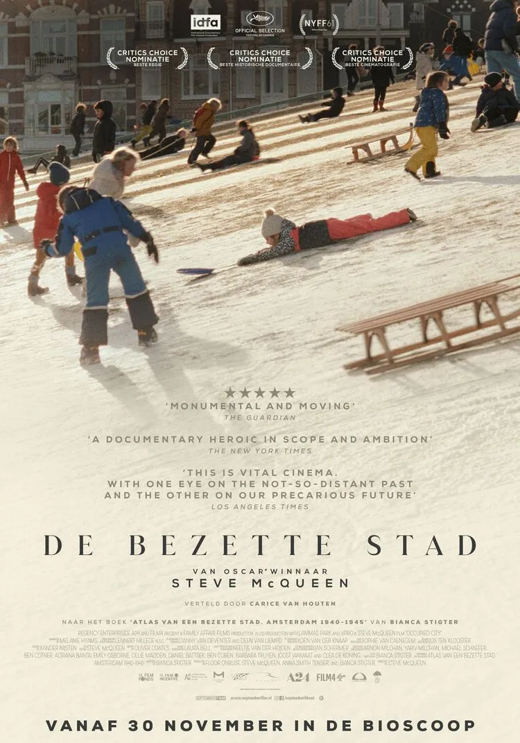 De bezette stad poster