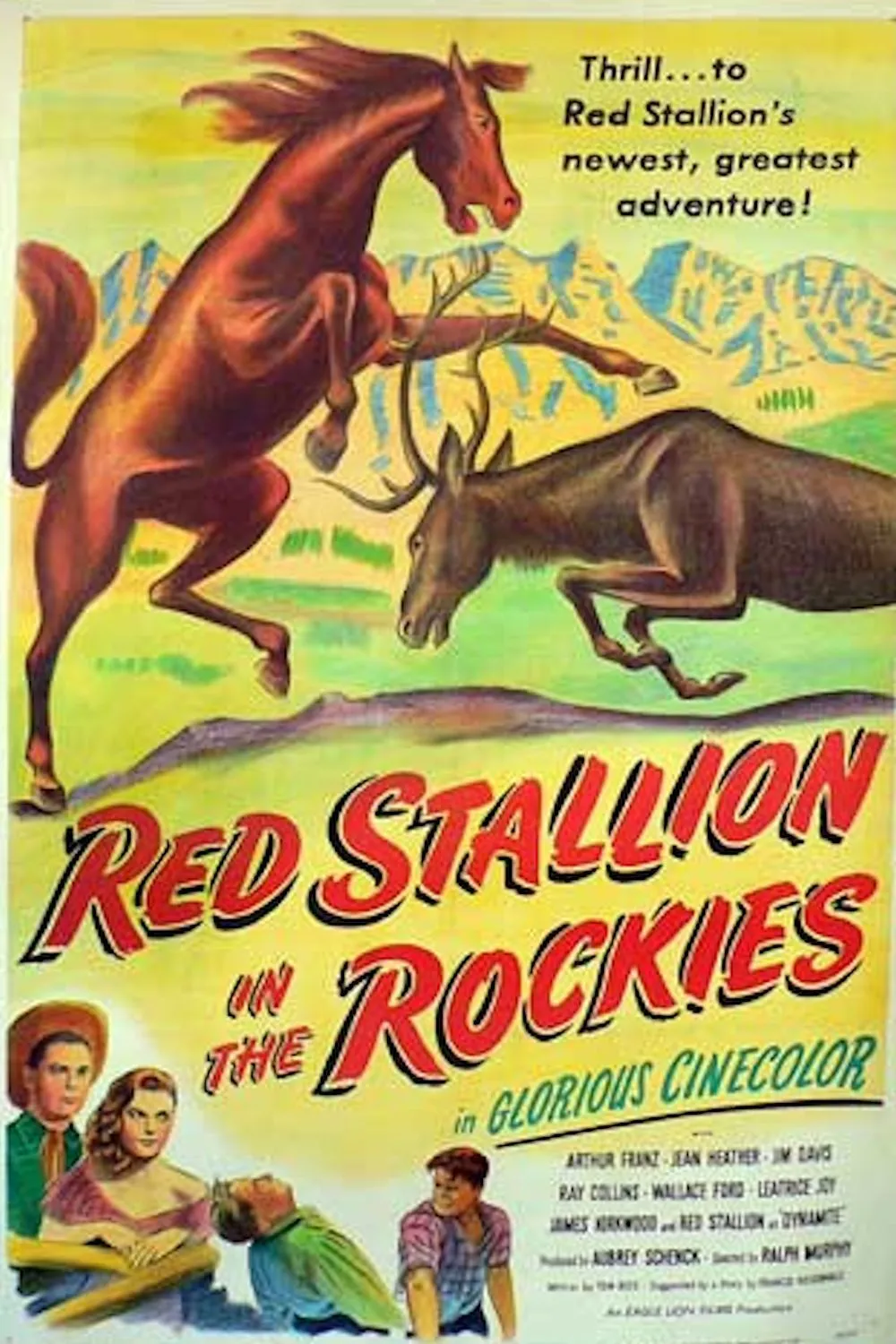 Red Stallion in the Rockies poster