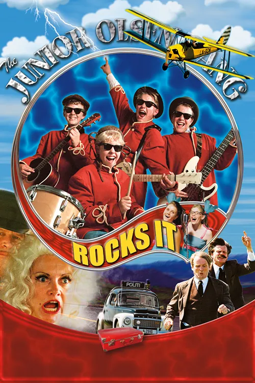 Olsenbanden Junior pȧ rocker'n poster