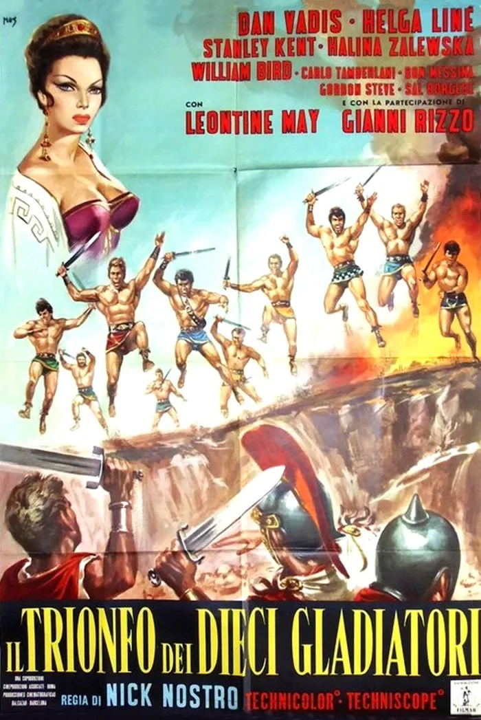 Triumph Of The Ten Gladiators poster