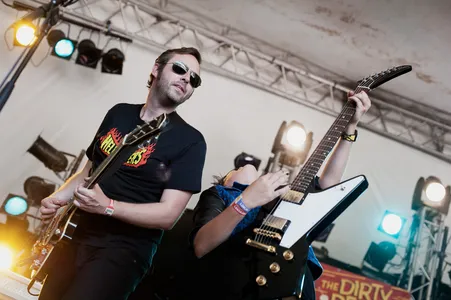 The Dirty Denims live op Lowlands 2012.