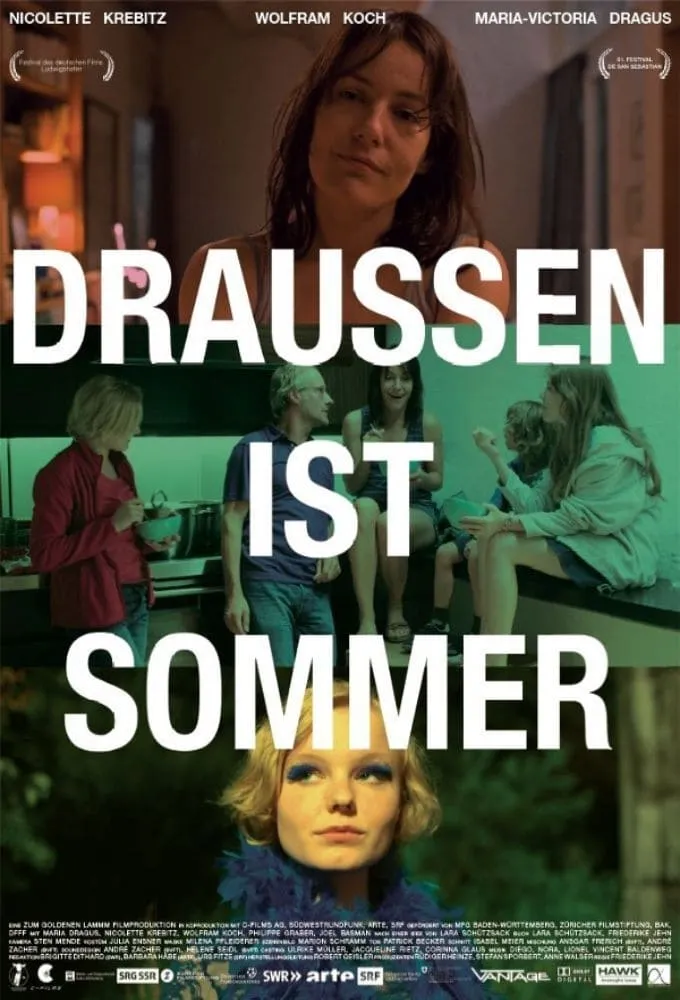 Draußen ist Sommer poster