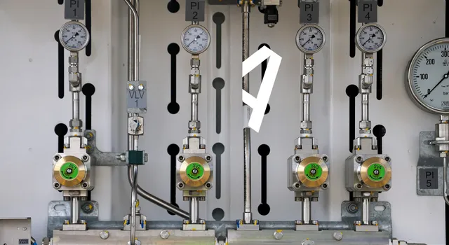 Een waterstofsysteem bij de Duisburg Gateway Terminal in Duisburg