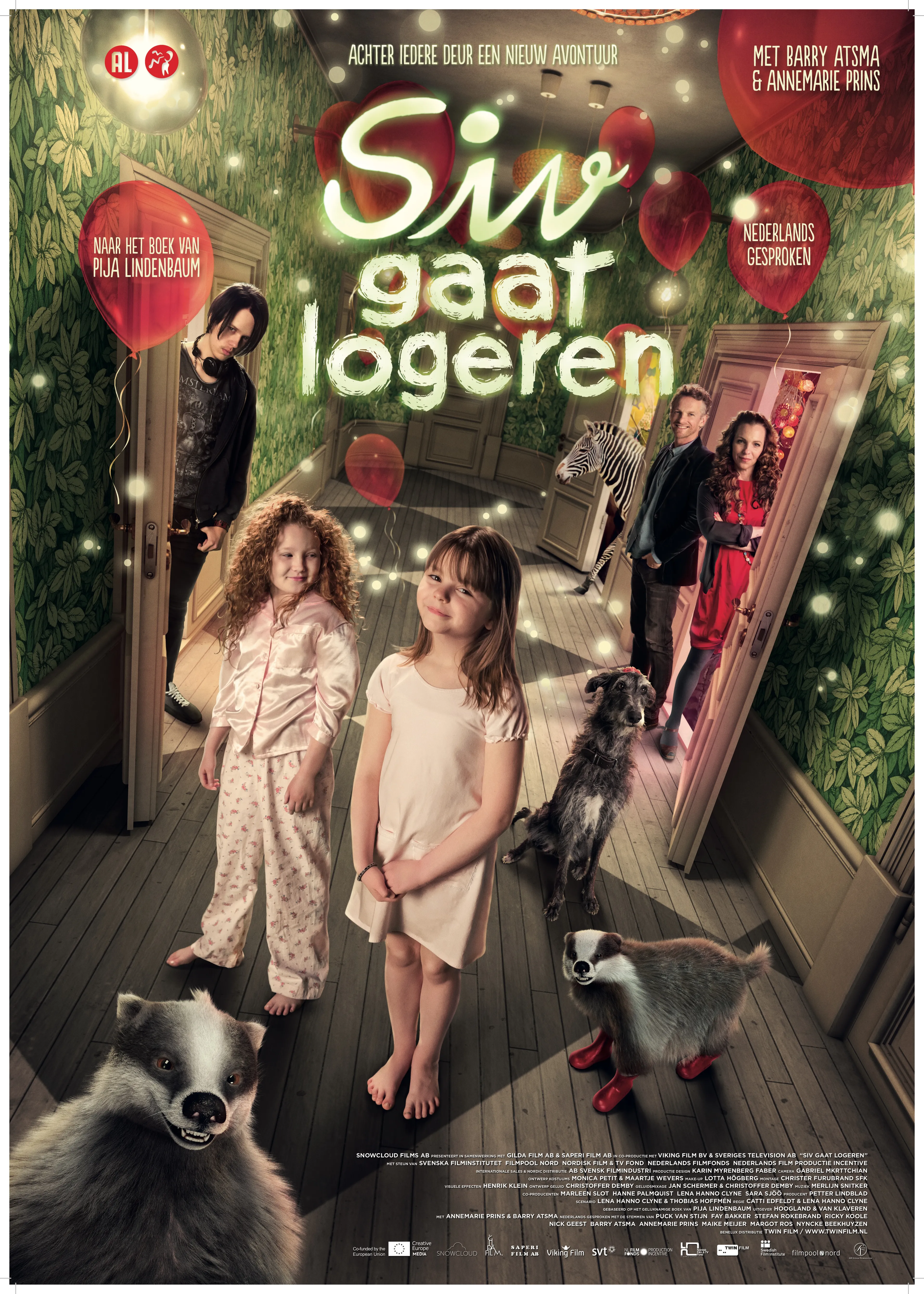 Siv gaat logeren poster