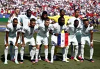 Het Franse team poseert voorafgaand aan de kwartfinale van het WK voetbal 2026 tussen Frankrijk en Marokko in Boston, VS, op 9 juli 2026