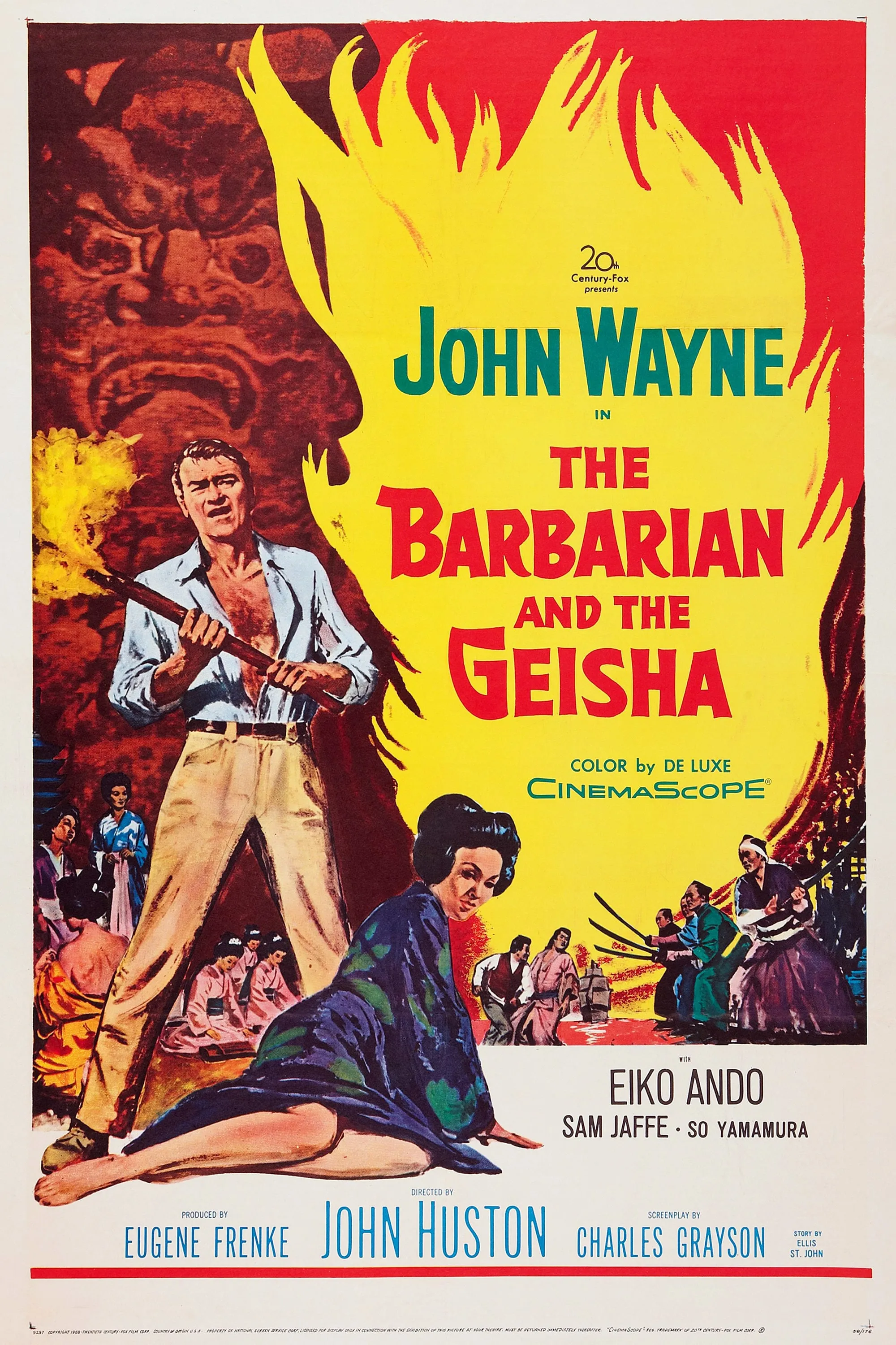 The Barbarian and the Geisha poster