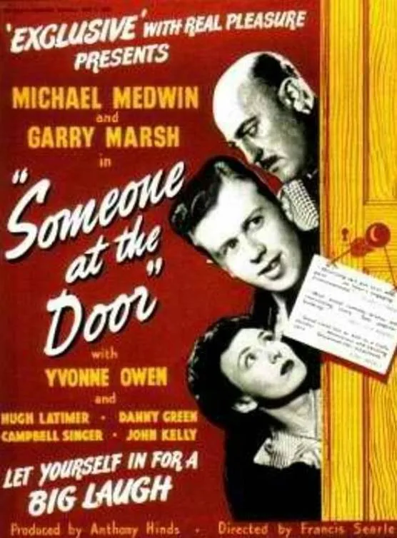 Someone at the door poster
