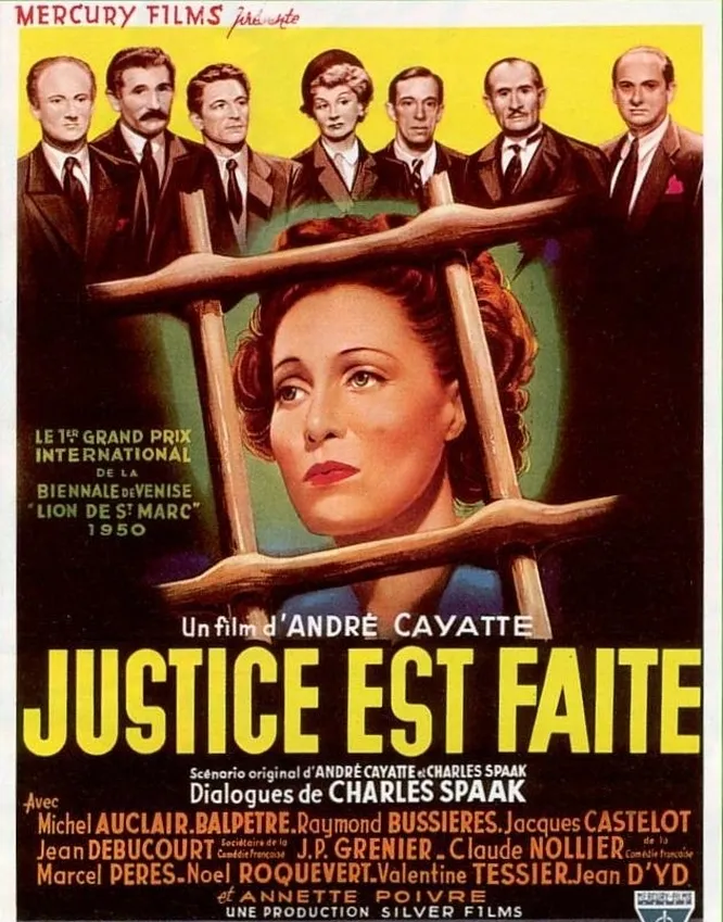 Justice est faite poster
