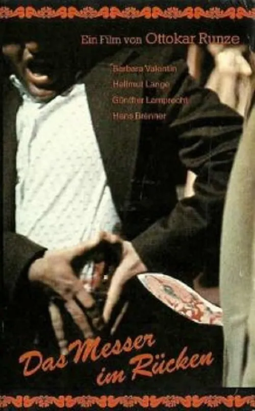 Das Messer im Rücken poster