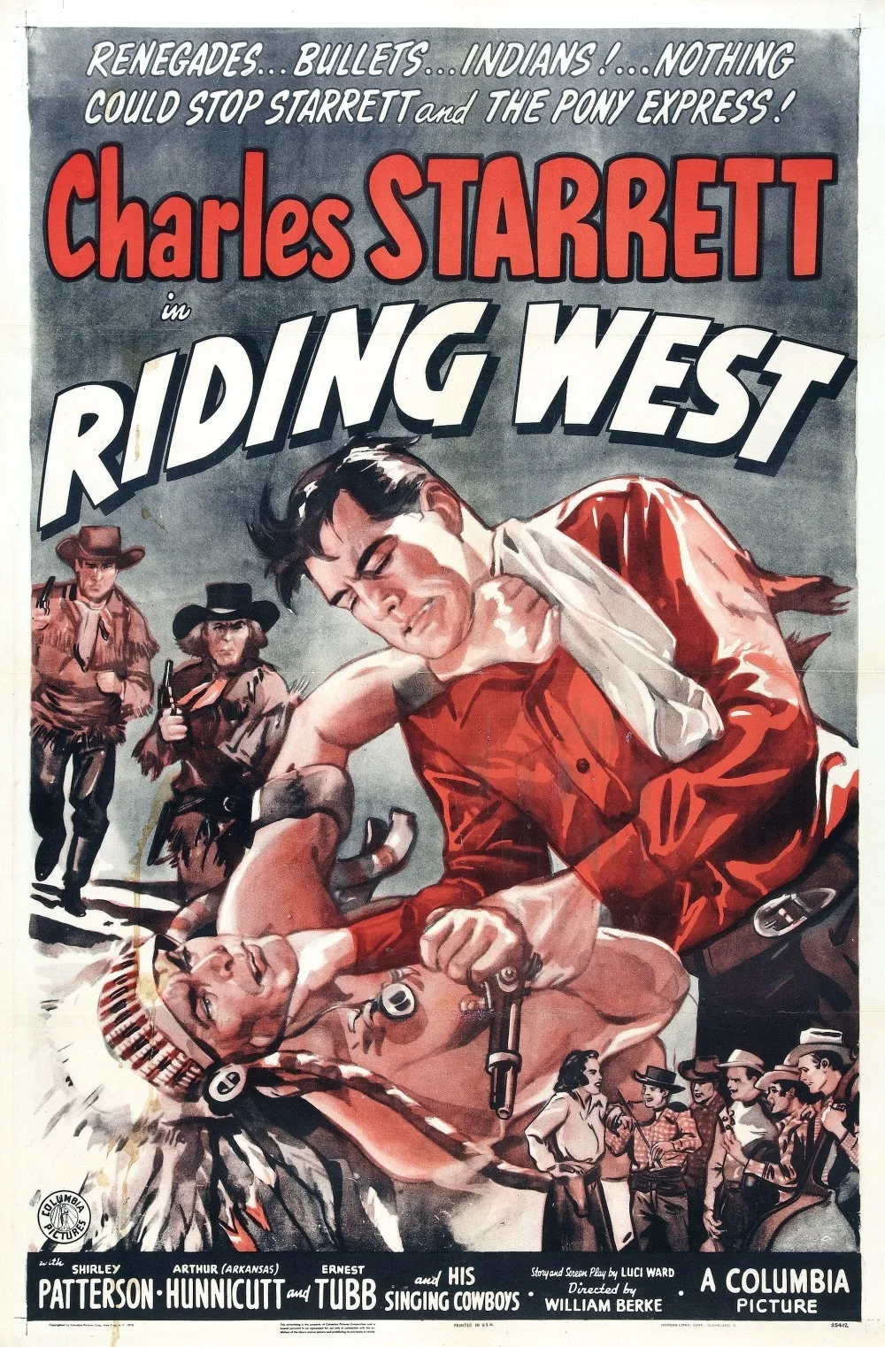 Riding West poster