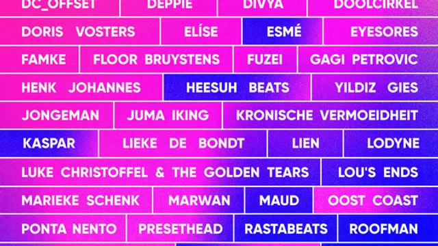 Booster Festival Line-up 2025