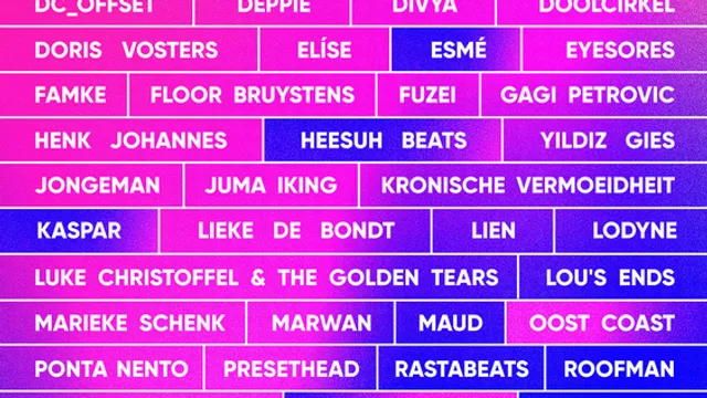 Booster Festival Line-up 2025