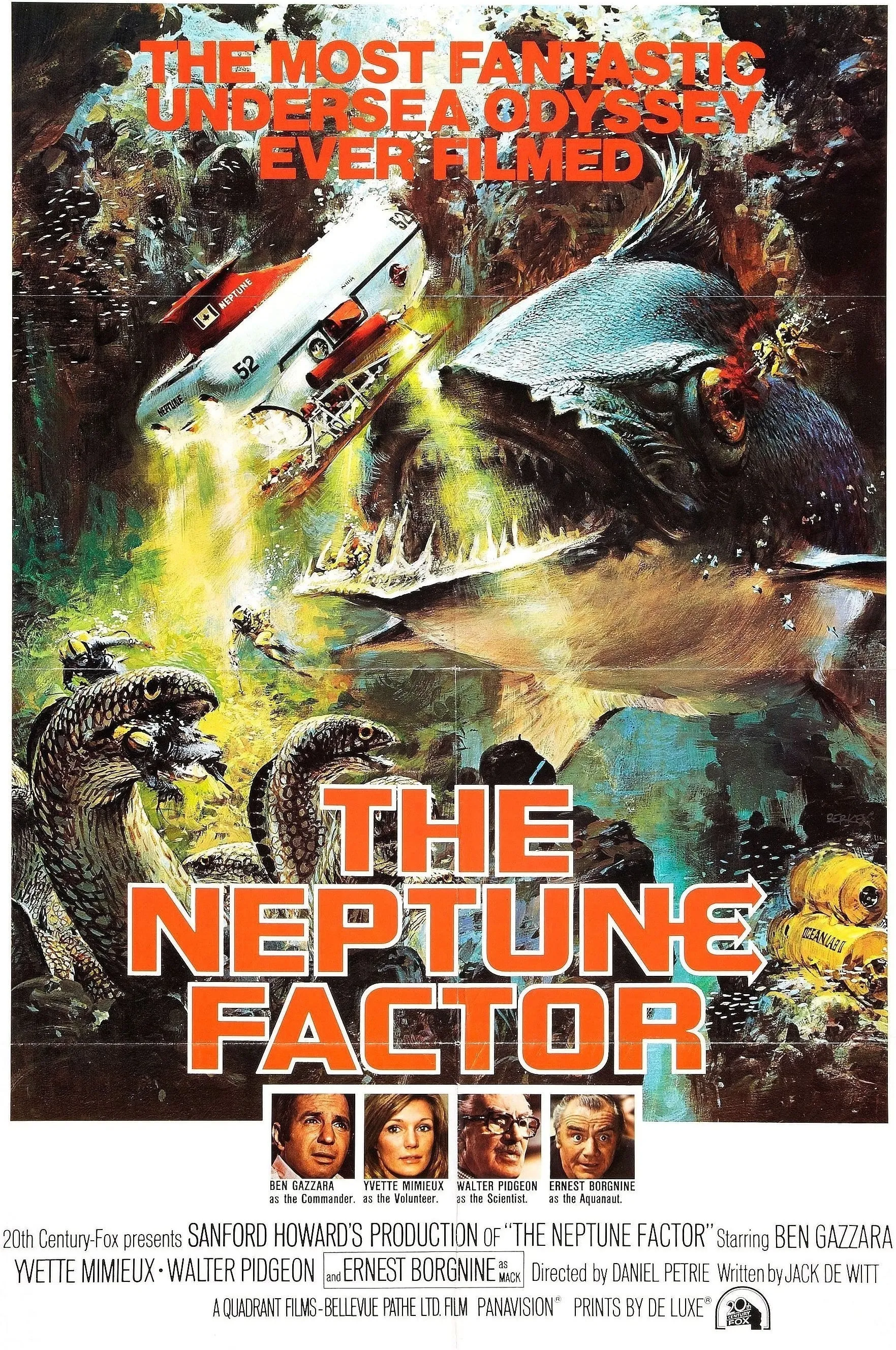 The Neptune factor - An undersea odyssey poster